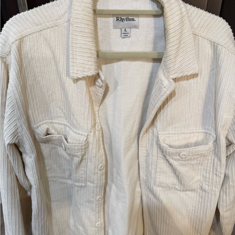 Rhythm Cream Corduroy Shirt